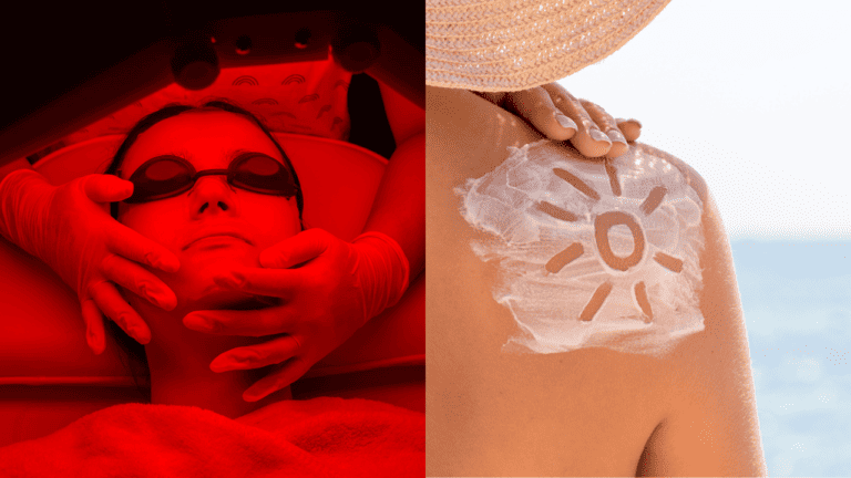 Red Light Therapy and Sunscreen: A Crucial Combination